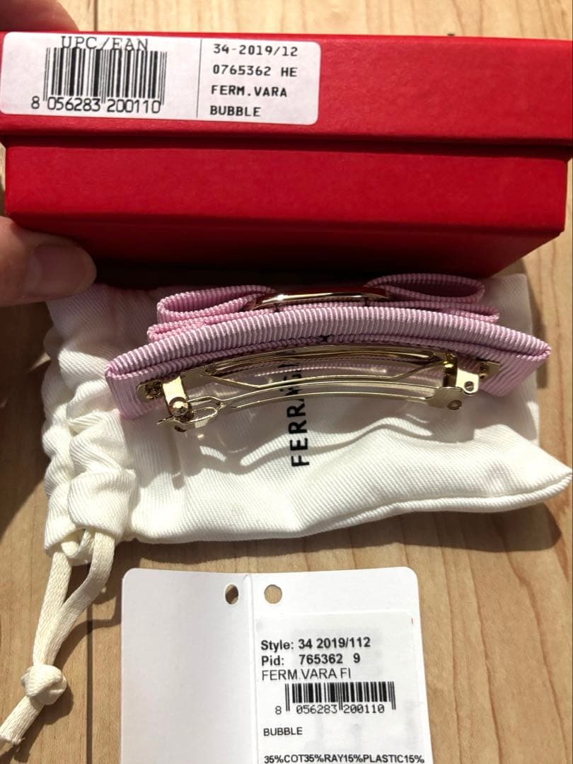 フェラガモ　バレッタ10センチ