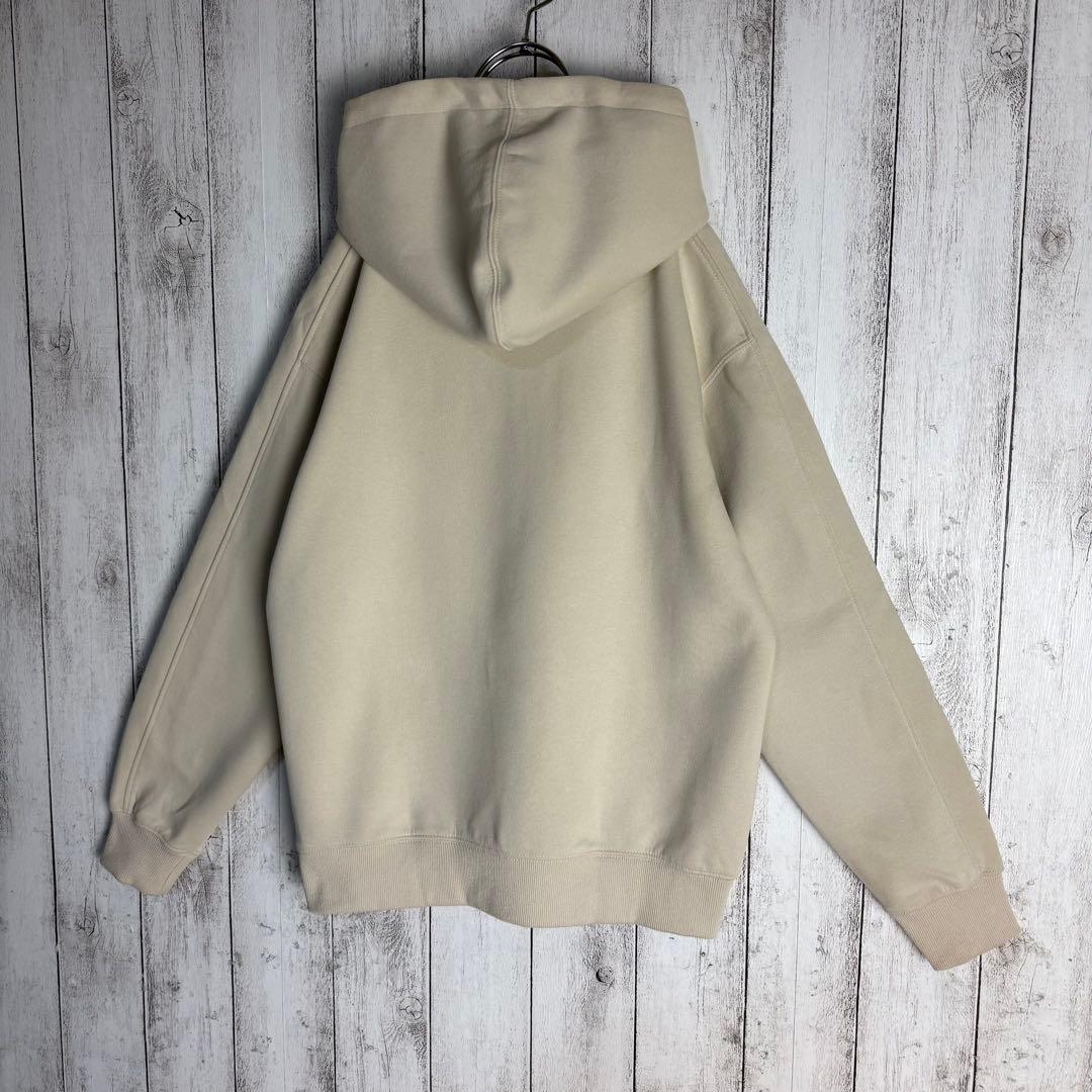 6033【美品】マックスマーラ‪☆センター刺繍ロゴ入りパーカー 即完売注意