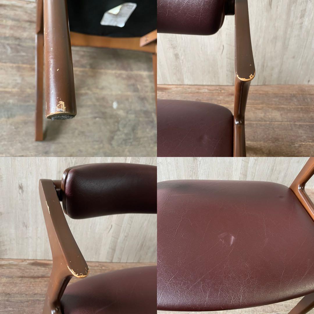 起立木工 キャスパーチェア Casper ダイニングチェア 4脚セット モカ