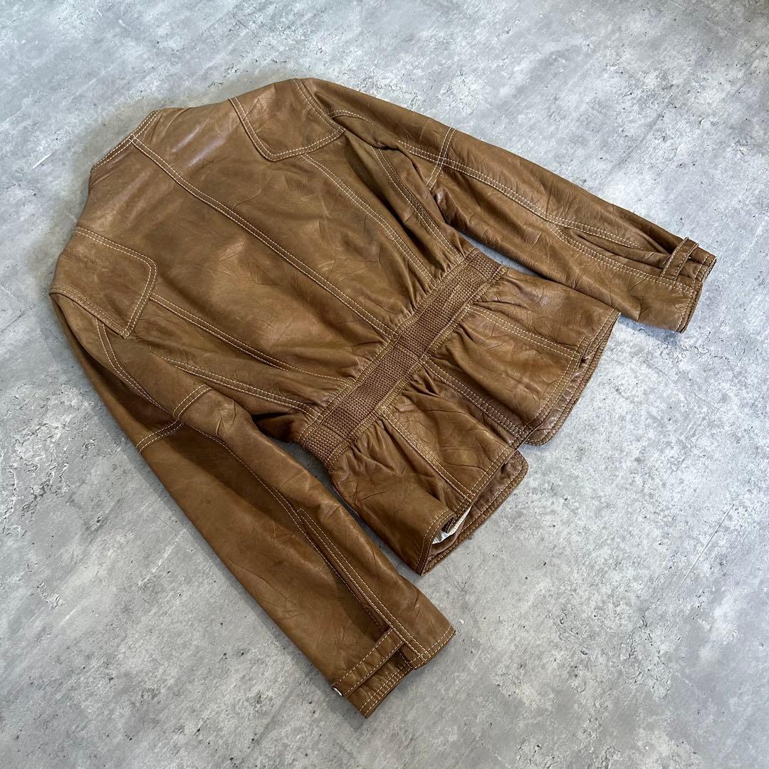 EMPORIO ARMANI archive レザージャケット イタリア製