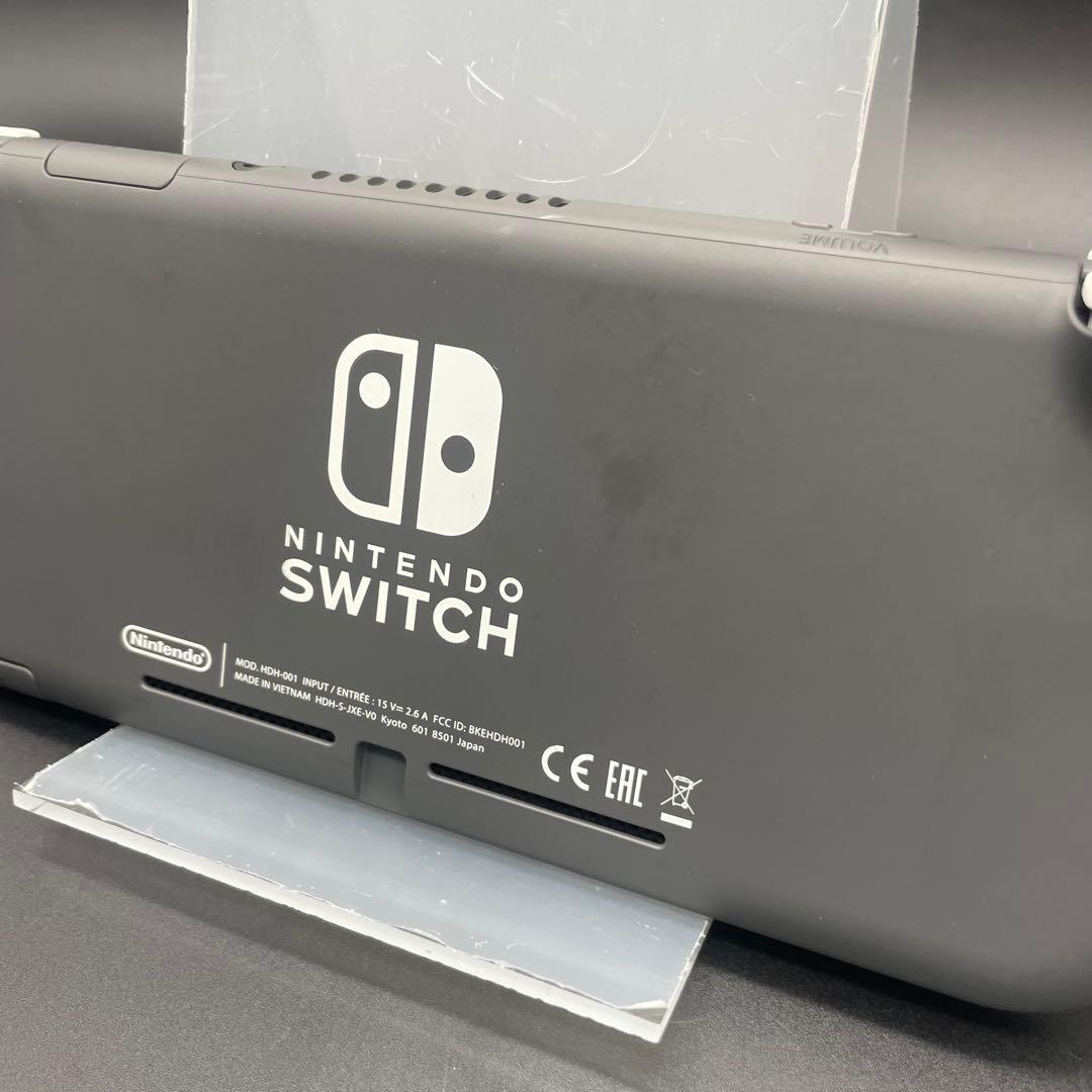 ◯Nintendo Switch Lite グレー 本体 アダプター ケース 付