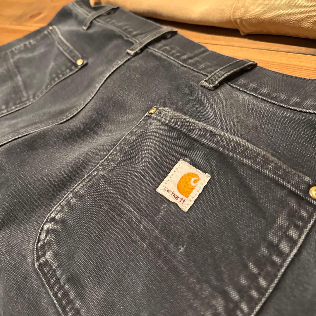 極上ブラックフェード　カーハート　ダブルニー　W36 L32