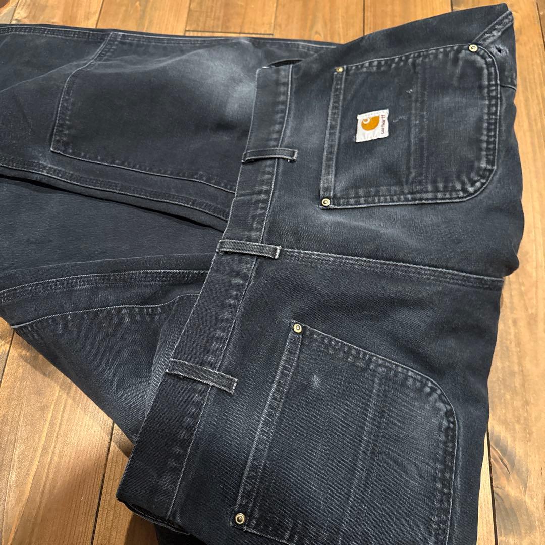 極上ブラックフェード　カーハート　ダブルニー　W36 L32