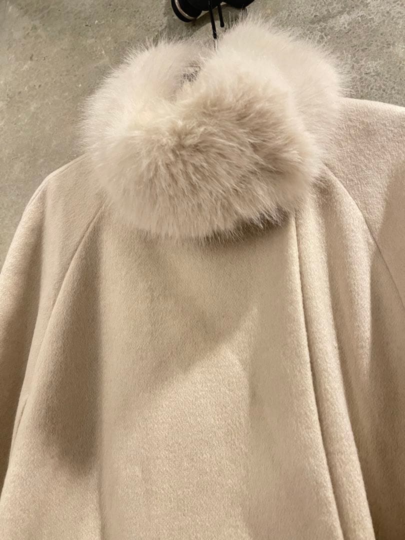 極美品 SNIDEL スナイデル ショートケープコート