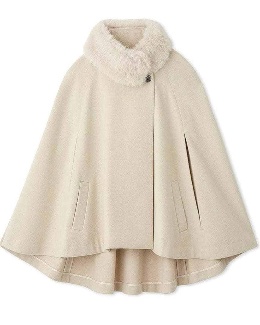 極美品 SNIDEL スナイデル ショートケープコート