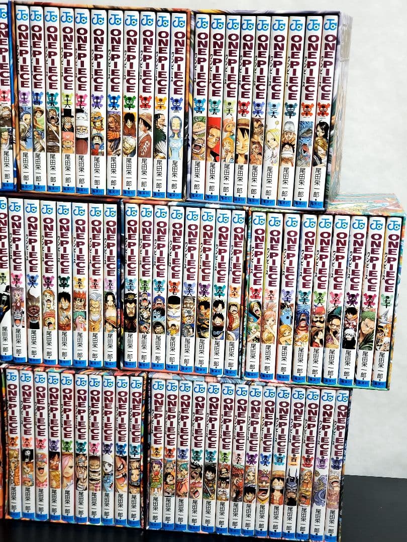 ONE PIECE　ワンピース　初版　収納BOX　漫画　全巻　セット　極美品