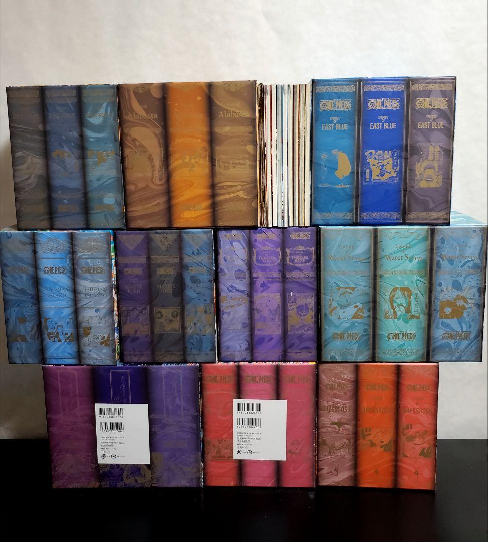 ONE PIECE　ワンピース　初版　収納BOX　漫画　全巻　セット　極美品