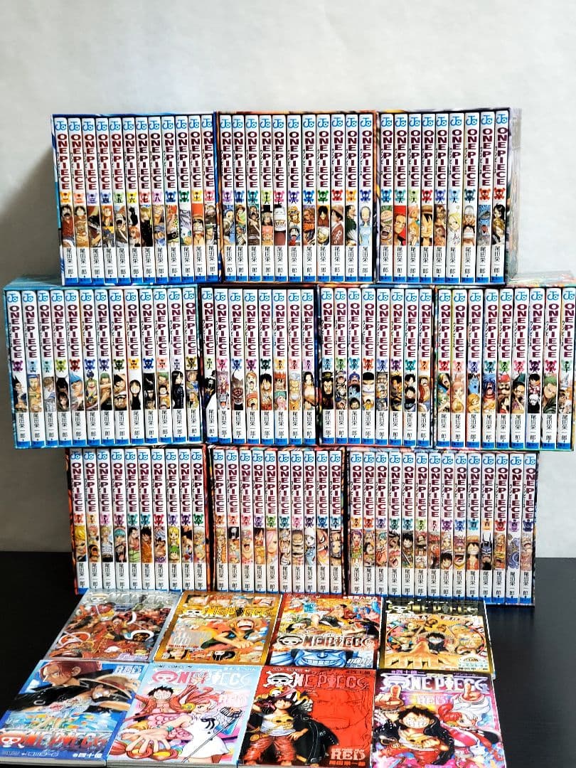 ONE PIECE　ワンピース　初版　収納BOX　漫画　全巻　セット　極美品