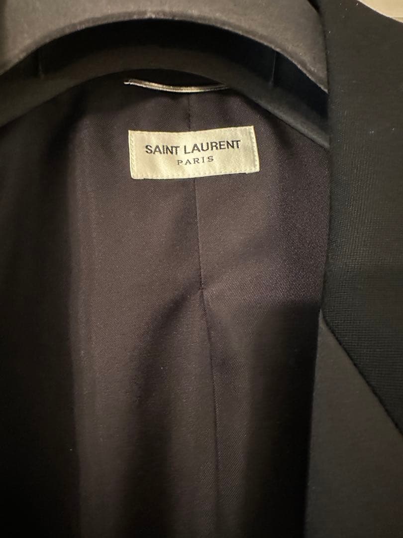 サンローラン パワーショルダー スモーキングジャケットセットアップ