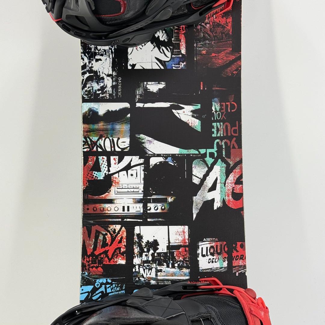 RIDE 156cm メンズ スノーボード SALOMON バイン3点セット