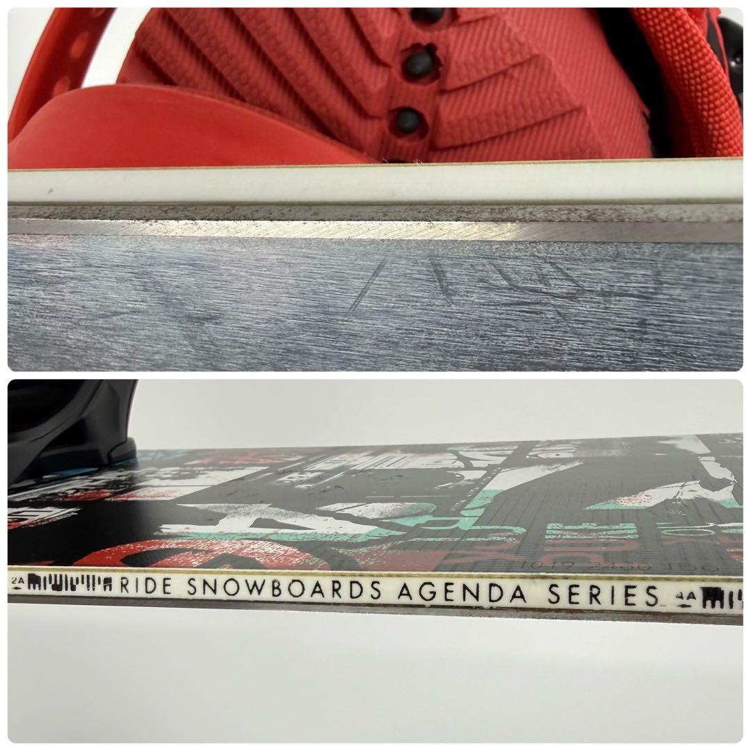 RIDE 156cm メンズ スノーボード SALOMON バイン3点セット