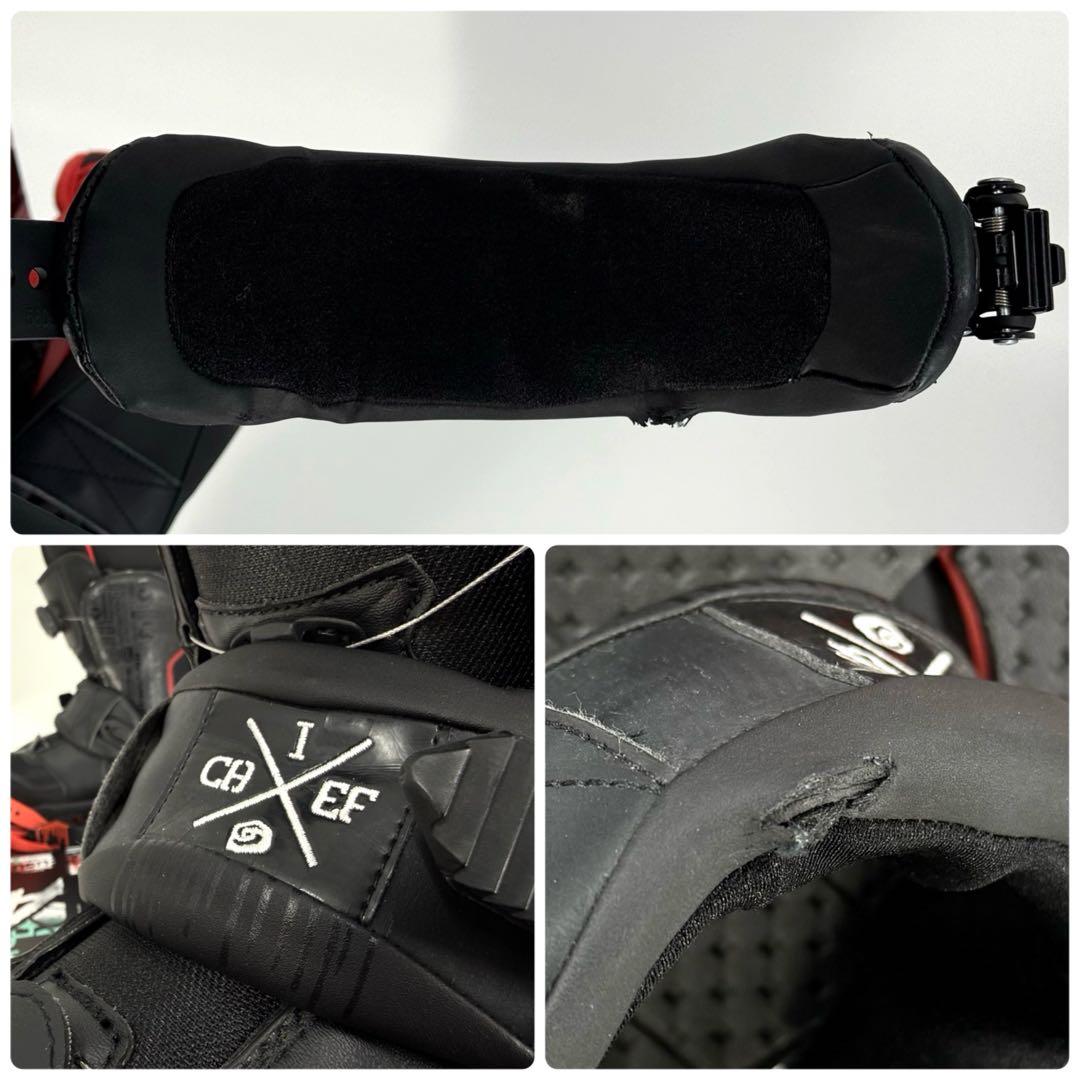 RIDE 156cm メンズ スノーボード SALOMON バイン3点セット