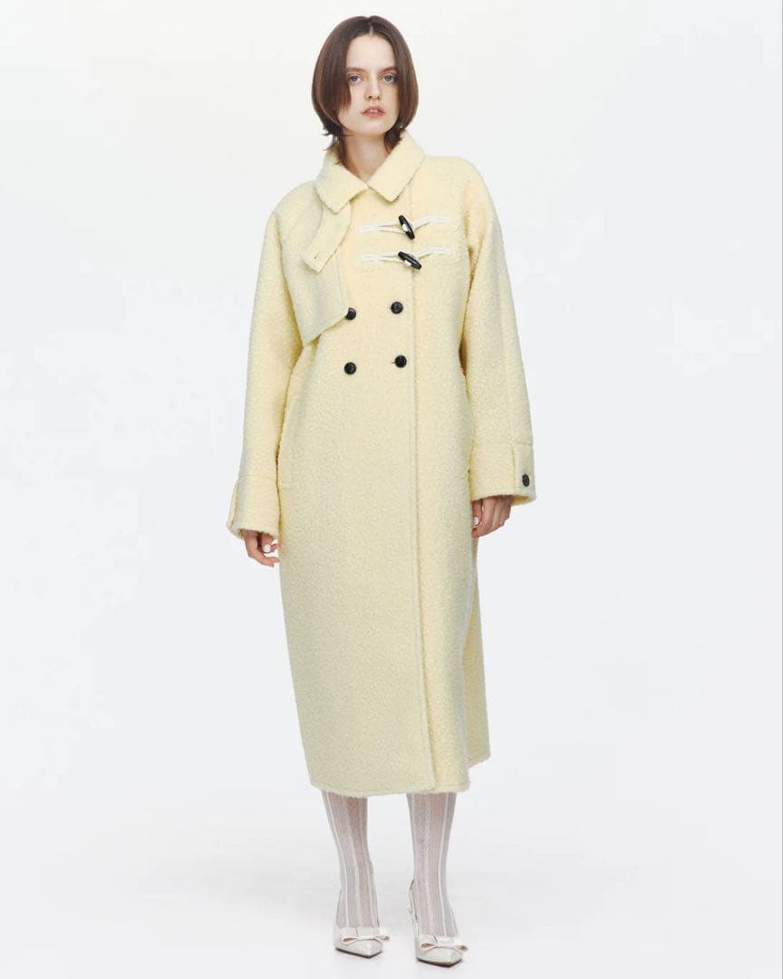 Bibiy MANON DUFFLE COAT yellow 【完売カラー】