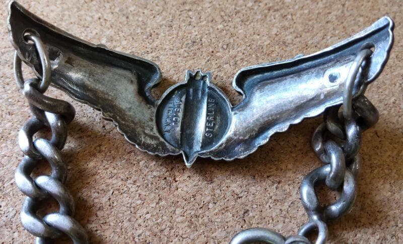 WW2 米陸軍航空爆撃機乗組員 Sterling Silver仕様 ブレスレット