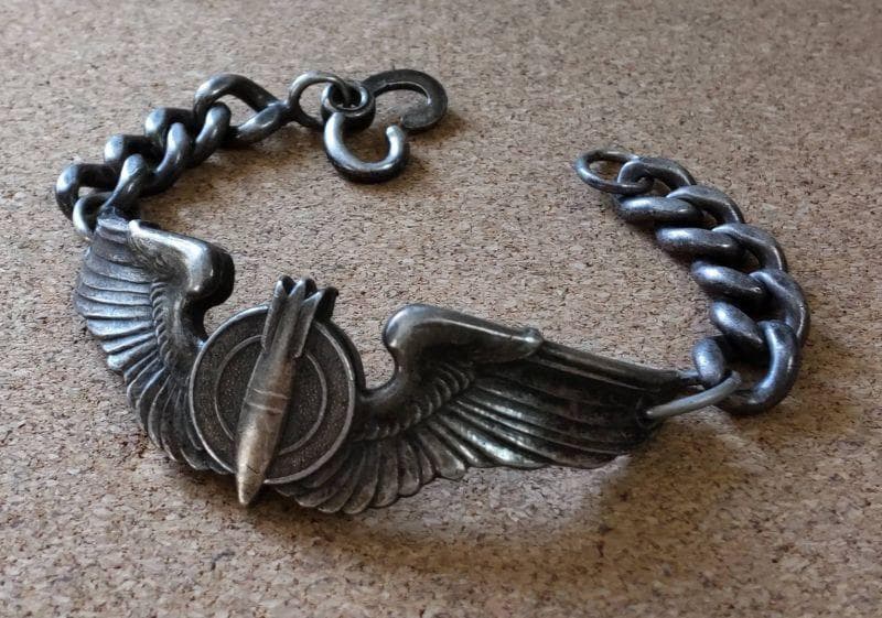 WW2 米陸軍航空爆撃機乗組員 Sterling Silver仕様 ブレスレット