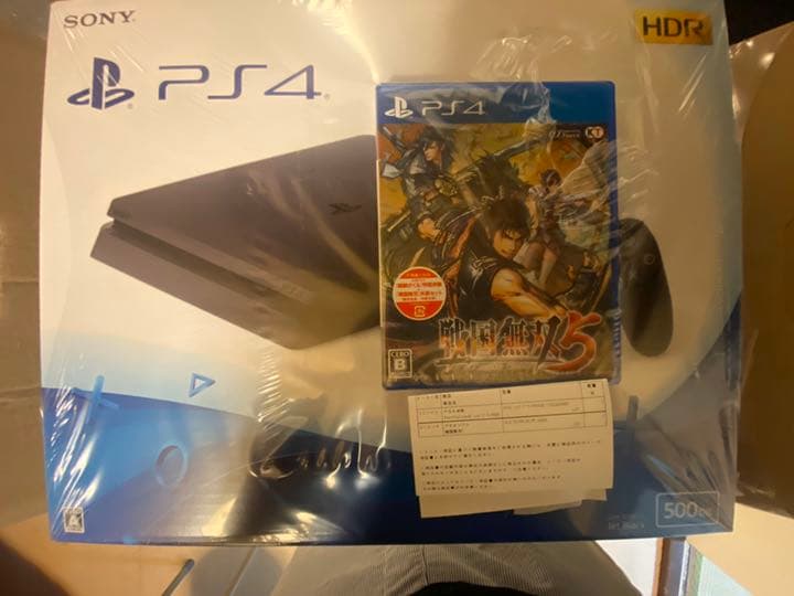 PS 4ジェット.ブラック500GB CUH-2200AB01 + 戦国無双５