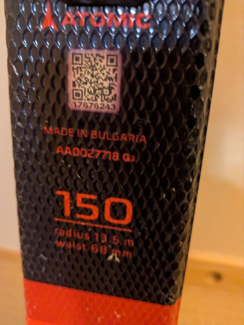 ATOMIC REDSTAR　ジュニア　スキー板　150　子供用　スキー