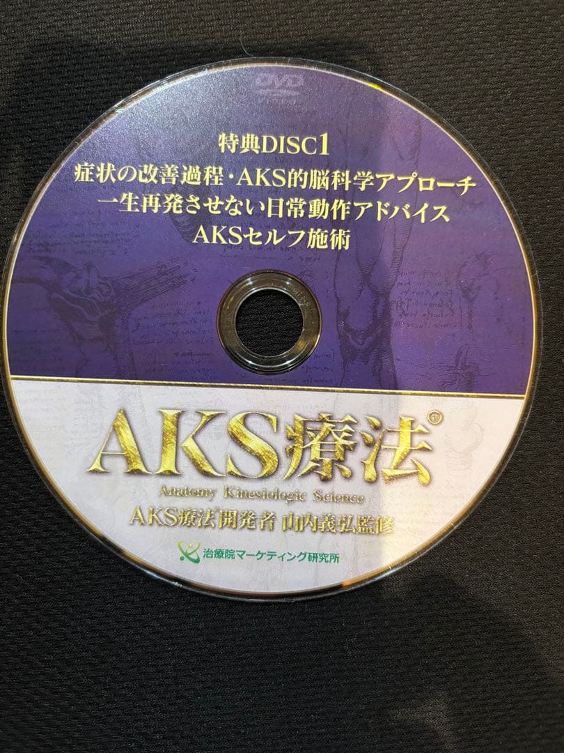 AKS療法 DVD6枚　シンデレラ‧リッチセラピスト養成講座の山内義弘先生監修