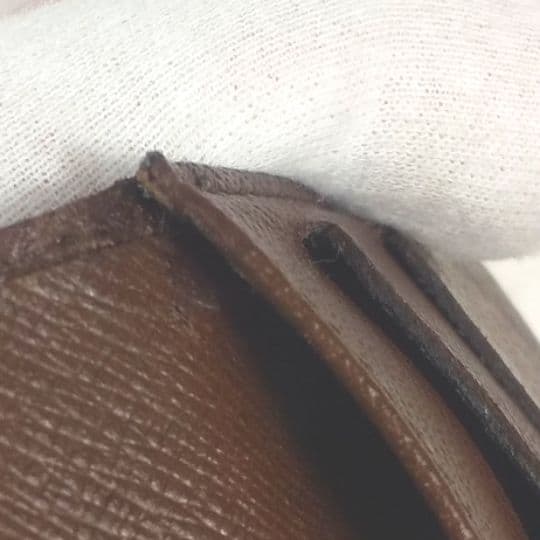 美品 ルイヴィトン ダミエ ポルトモネ ピエ カルトクレディ 三つ折財布