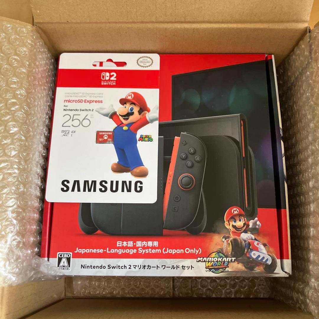 Switch2 本体　スイッチ2 マリオカート　Nintendo マイクロSD