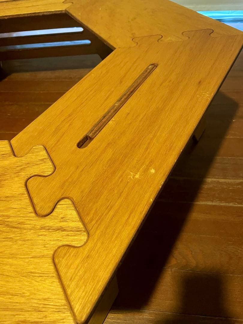 ヘキサテーブル　キャンプテーブル　 ヘキ男風