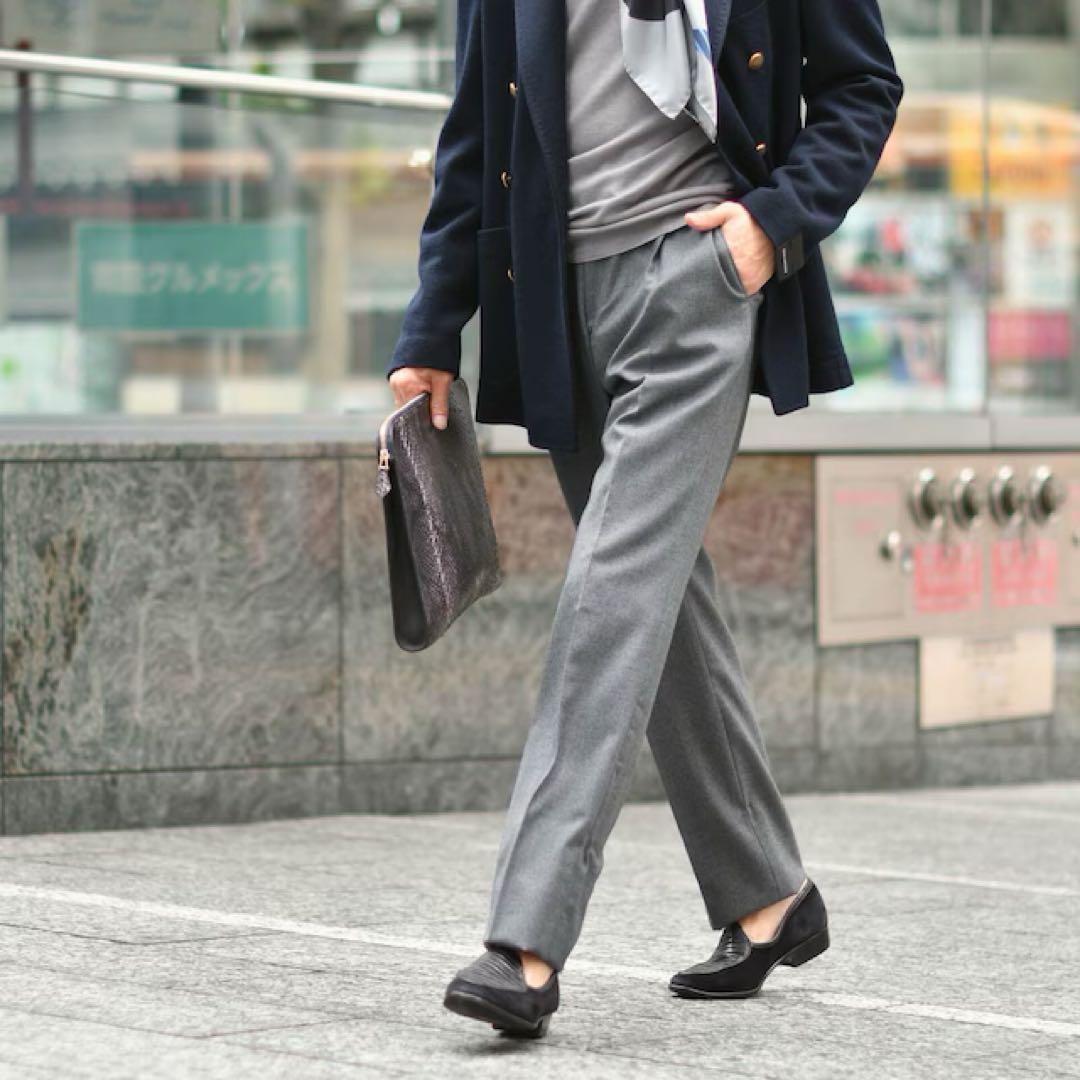 【新品】ジェルマーノ イージースラックスパンツ 48