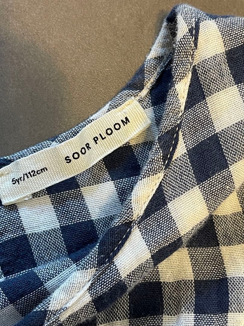 ワンピース Soor Ploom Delilah dress gingham 5y