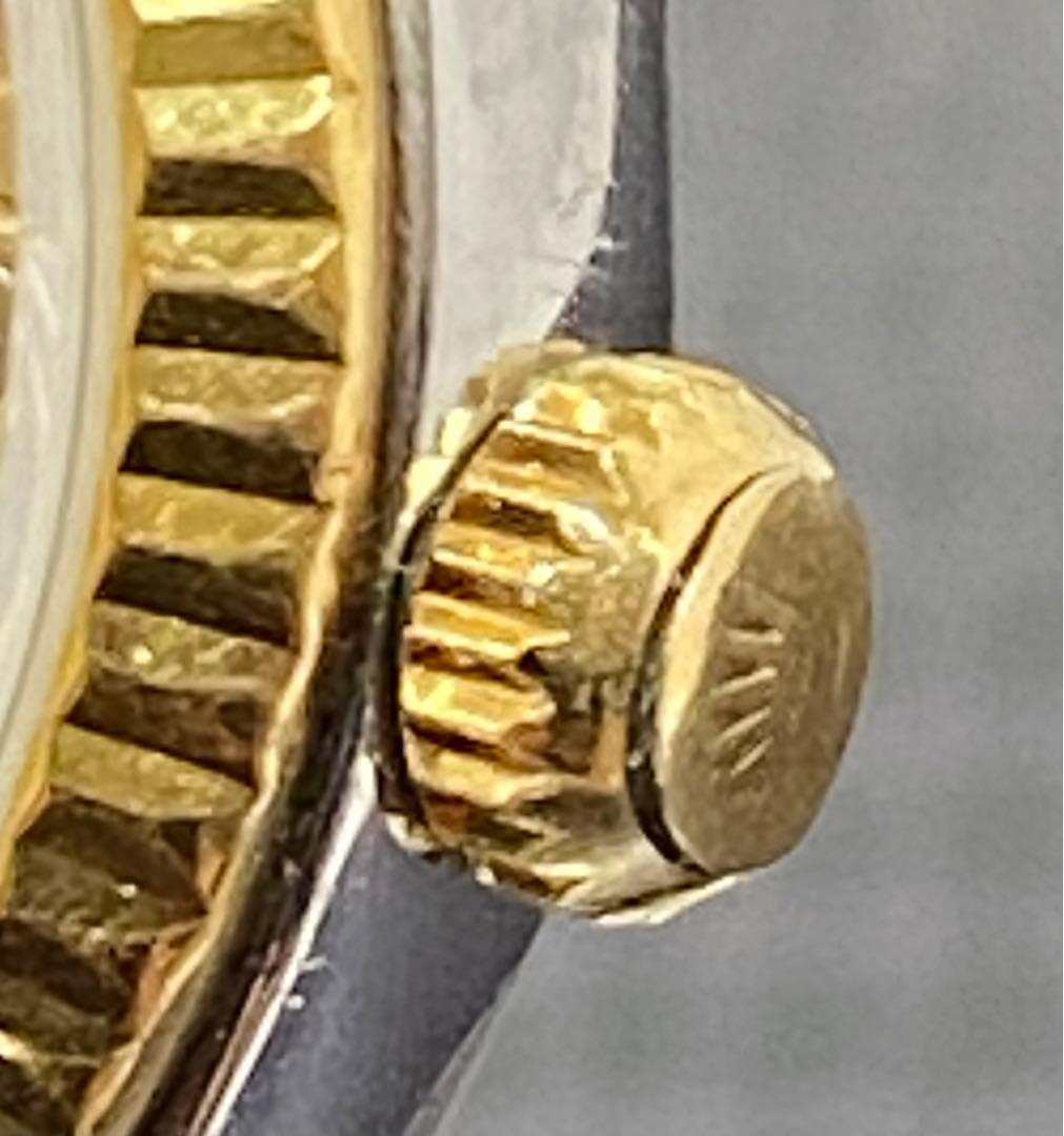 【あーち】ロレックス デイトジャスト ボーイズ時計 10Pダイヤ