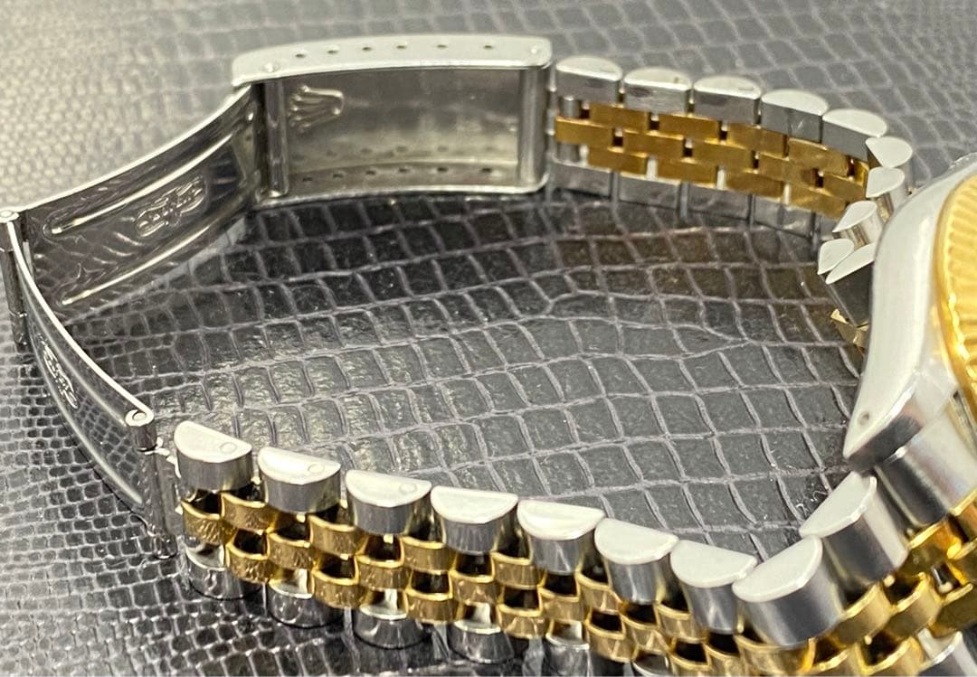 【あーち】ロレックス デイトジャスト ボーイズ時計 10Pダイヤ