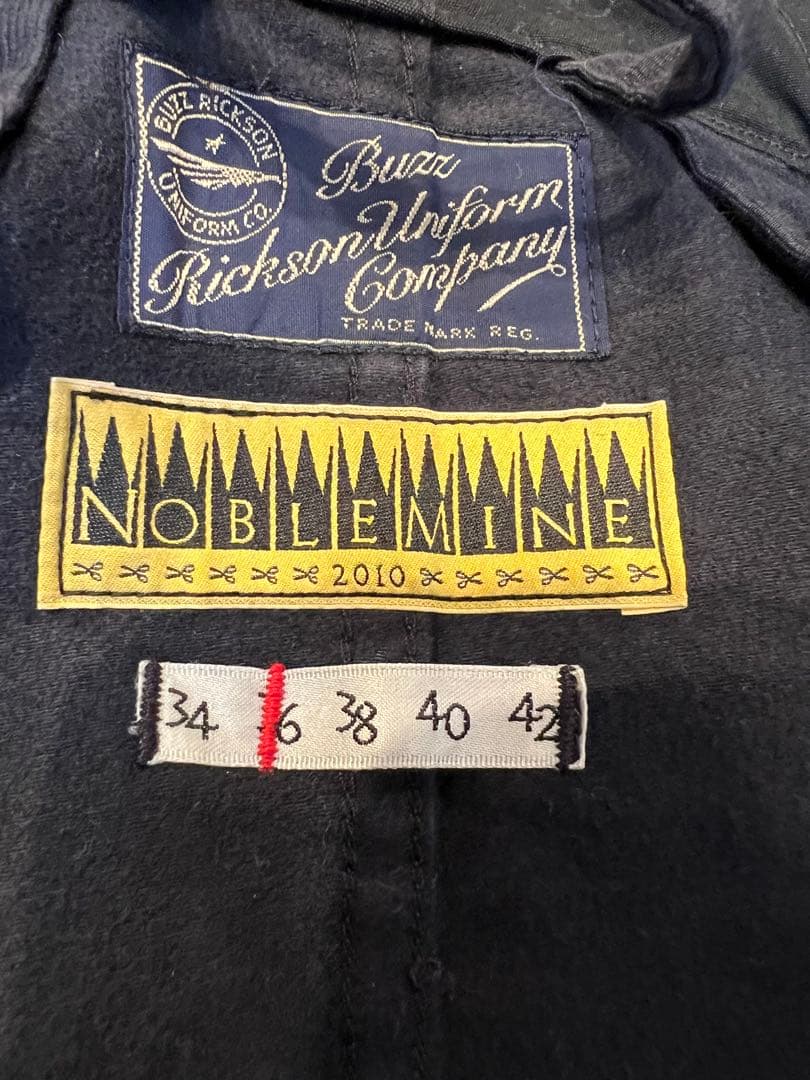 バズリクソンズ×ノーブルマイン　デッキパーカー　36サイズ