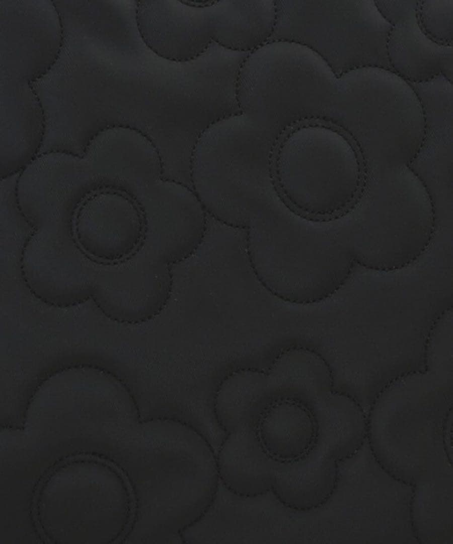 マリークヮントデイジーランダムキルト トート（ブラック）