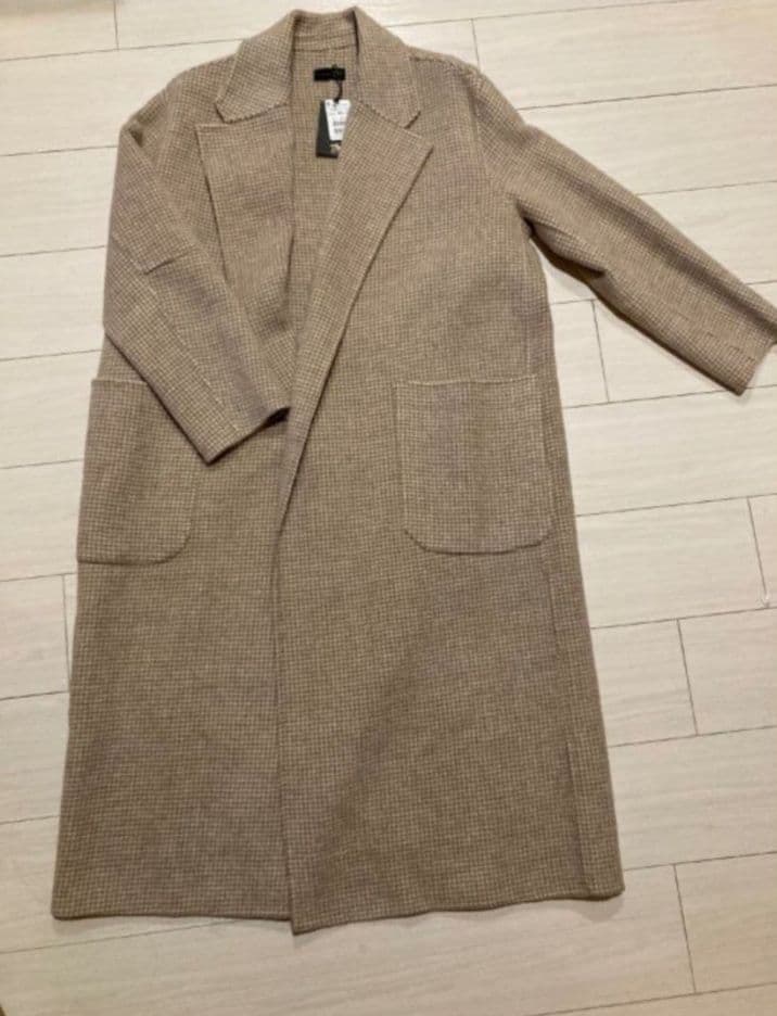 pom1ページ　新品スコットクラブ　Agaガンクラブチェック柄ロングコート