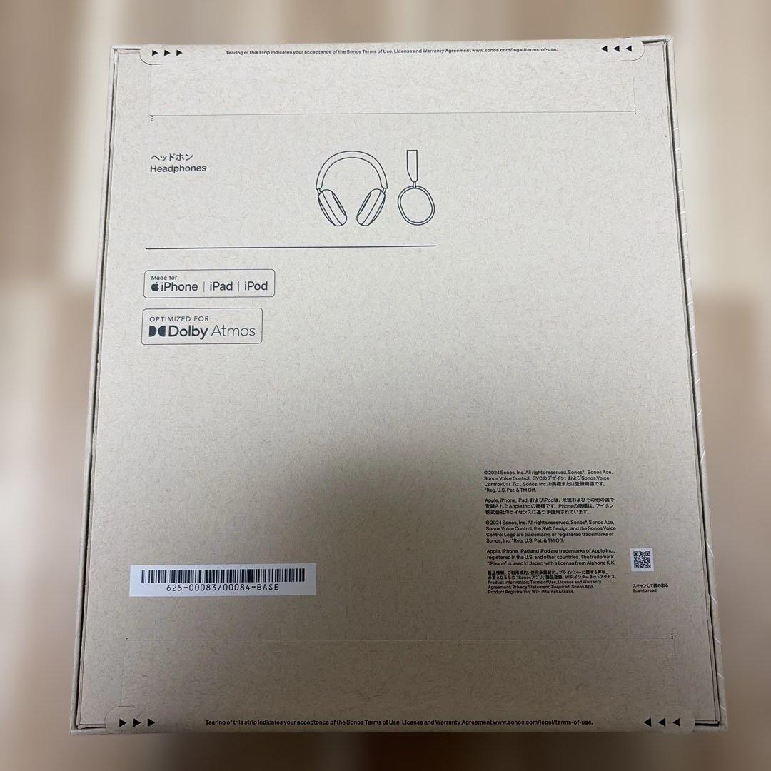 カ*ー様 【新品未開封】Sonos Ace ワイヤレスヘッドホン ホワイト