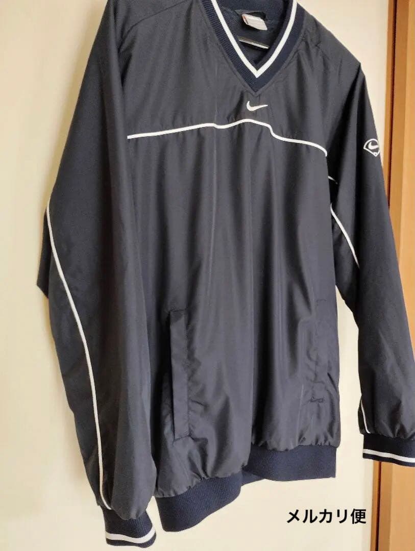 激レア　未使用　NIKE 野球　プルオーバー　刺繍センターロゴ　ネイビー　M