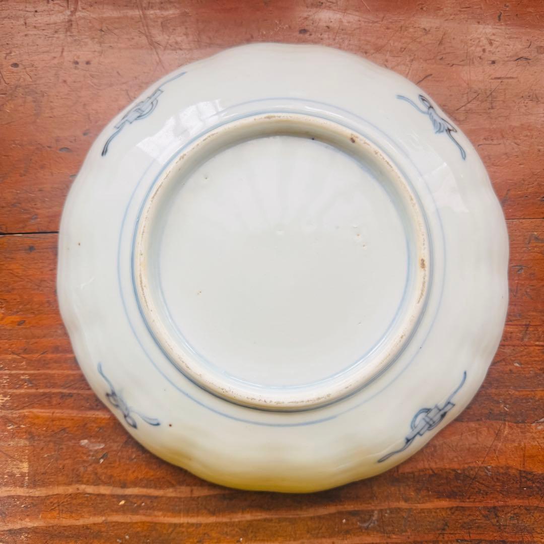 みゆ様　ご確認用　２枚　骨董皿　伊万里　アンティーク皿　金彩色絵草化文一枚 和食