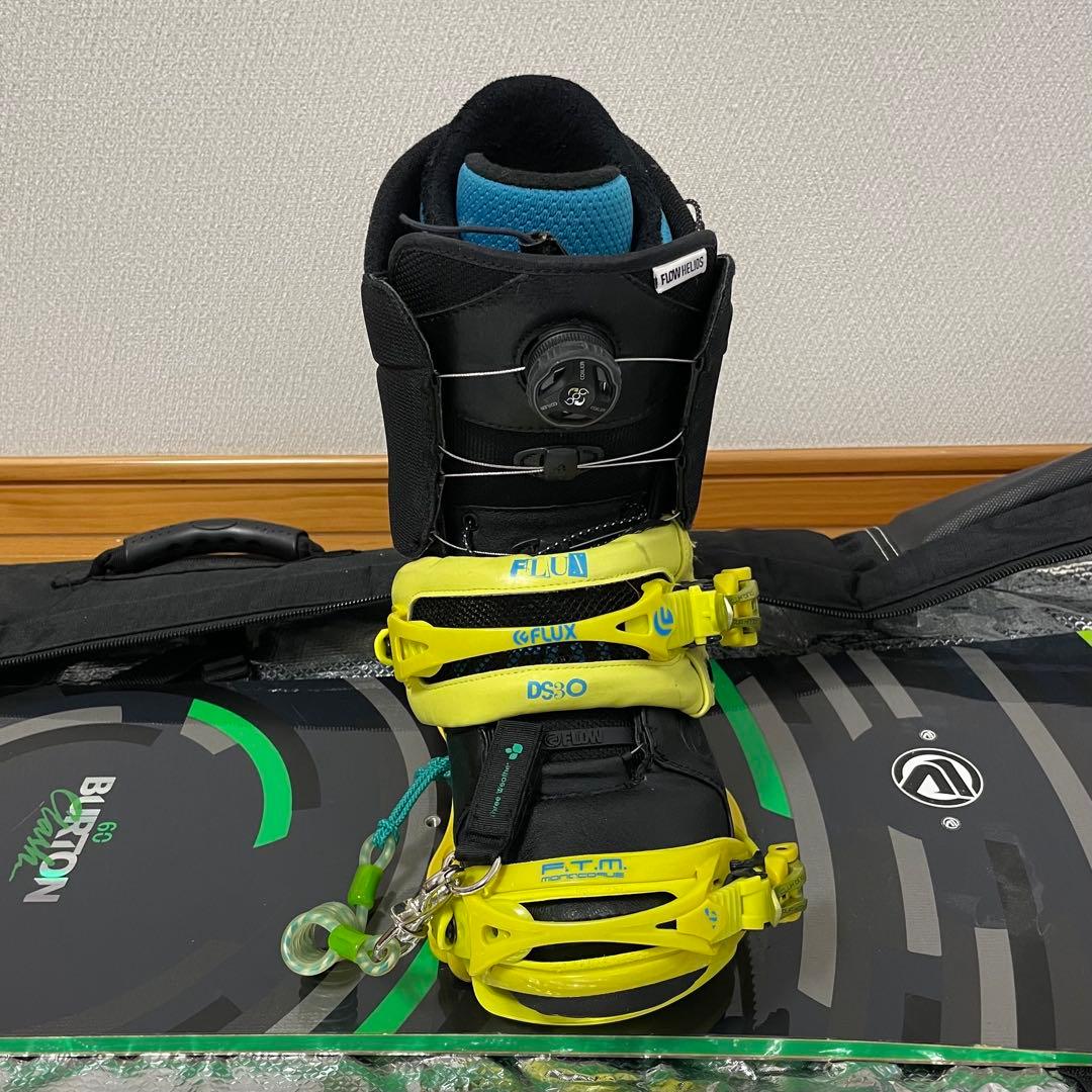 3点セット　ボードBurton160、バインFLUX 、ブーツFLOW27cm