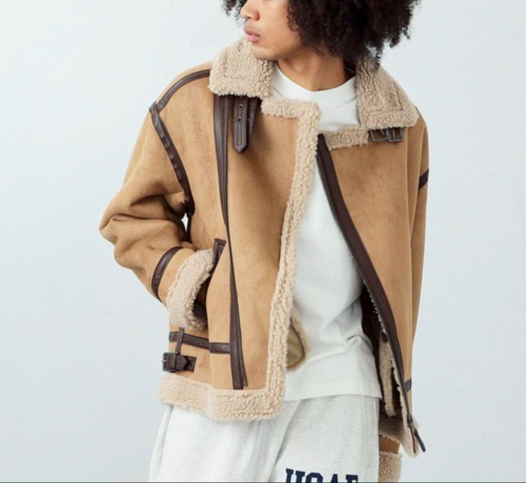 Alpha Industries B-3ライダース フェイクムートン