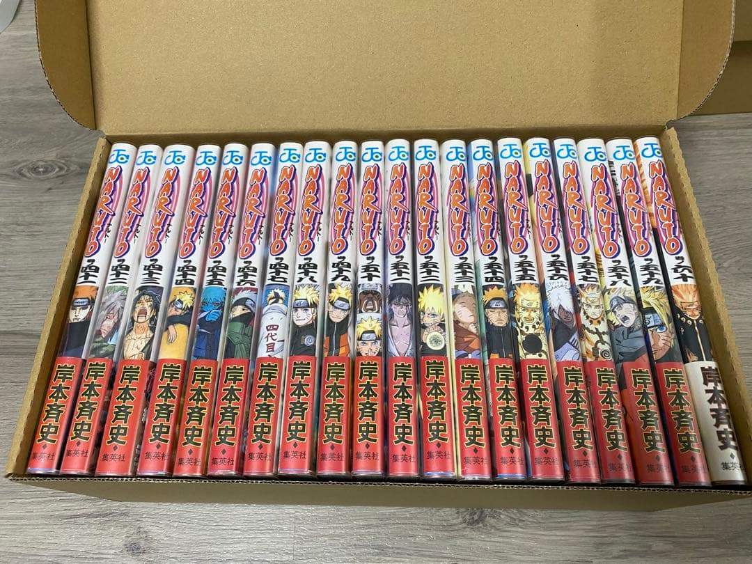 全巻初版 ナルト 72冊 ボルト 23冊 サムライ8 八丸伝 5冊 関連本13冊