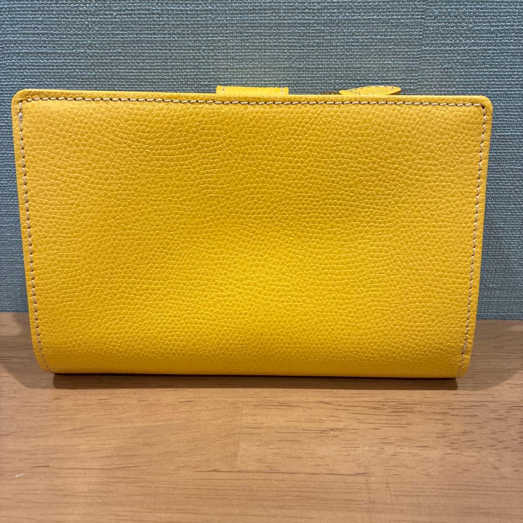 キタムラ/レザー二つ折り財布/新品同様