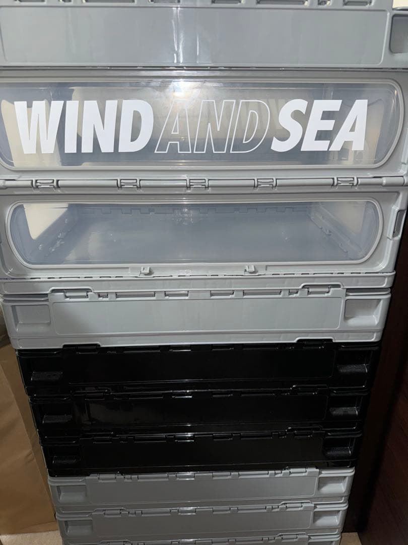 WIND AND SEA Container Box Gray 残り1点グレー