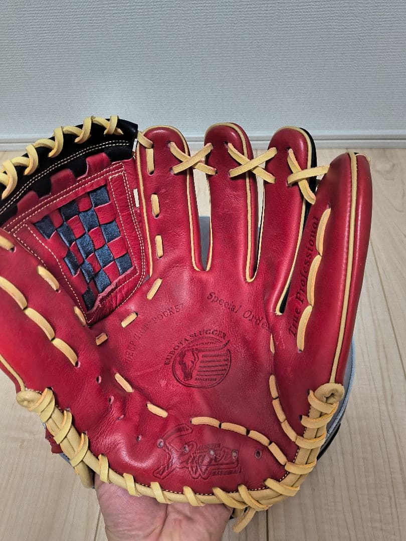 希望価格設定中　久保田スラッガー　軟式オーダー　内野手 L7S　型付け済