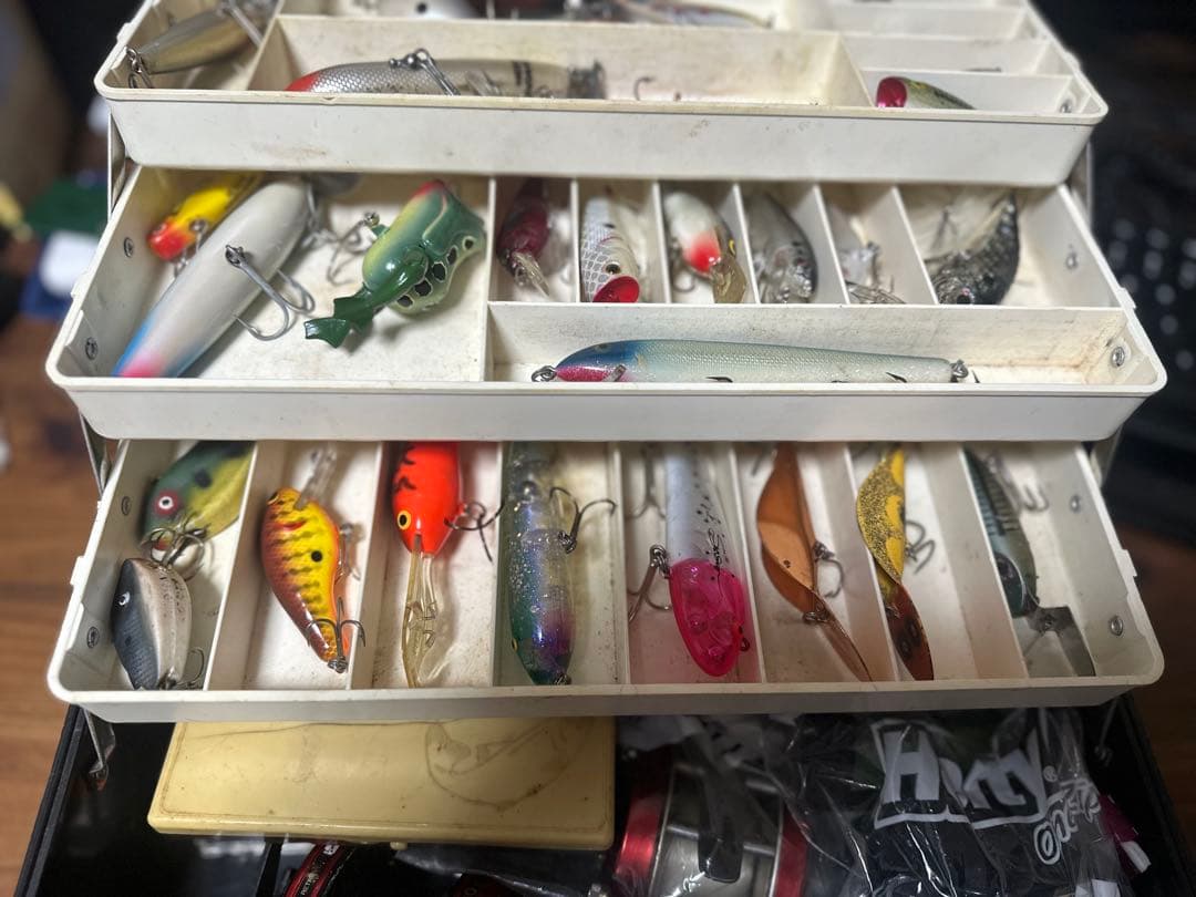 b*u様 オールドへドン、毛鉤、リール一式