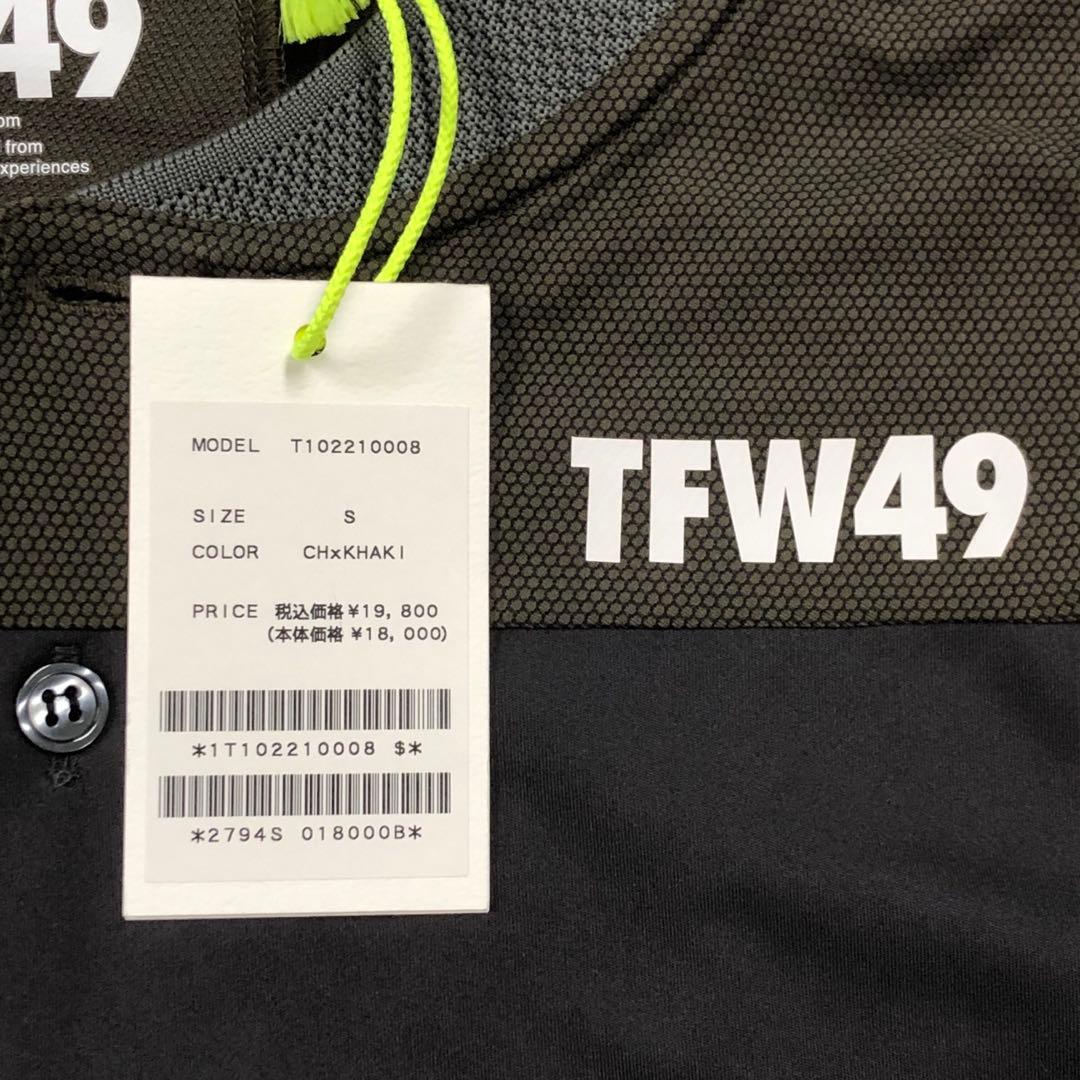 TFW49 SIDE MESH COLLAR LESS POLO メンズS