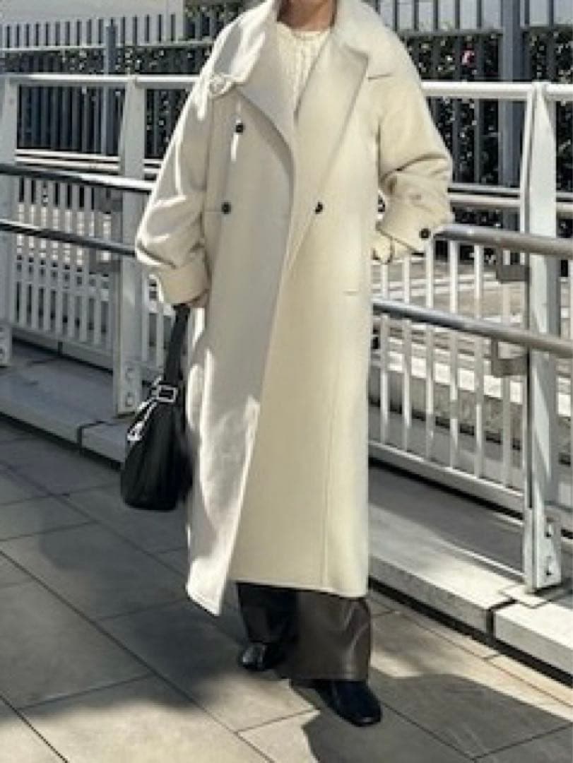 最終値下げ ELENDEEK DOUBLE FRONT LONG コート