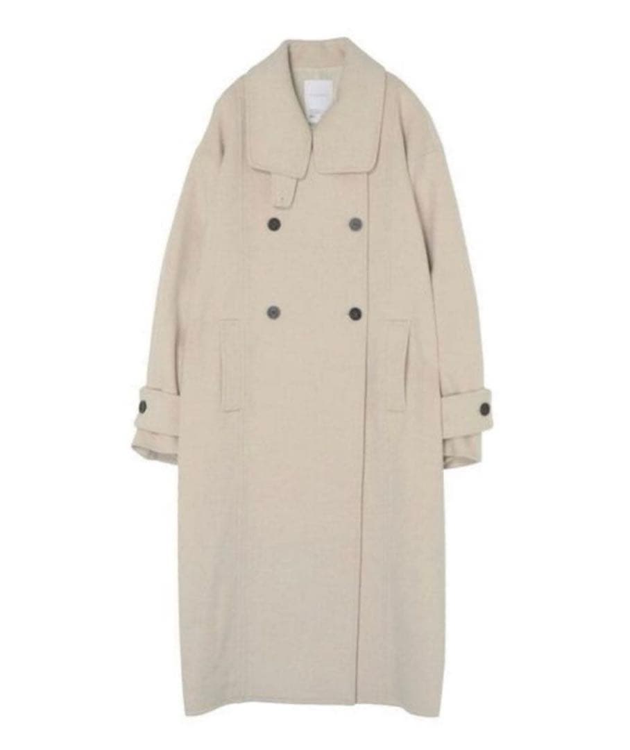 最終値下げ ELENDEEK DOUBLE FRONT LONG コート