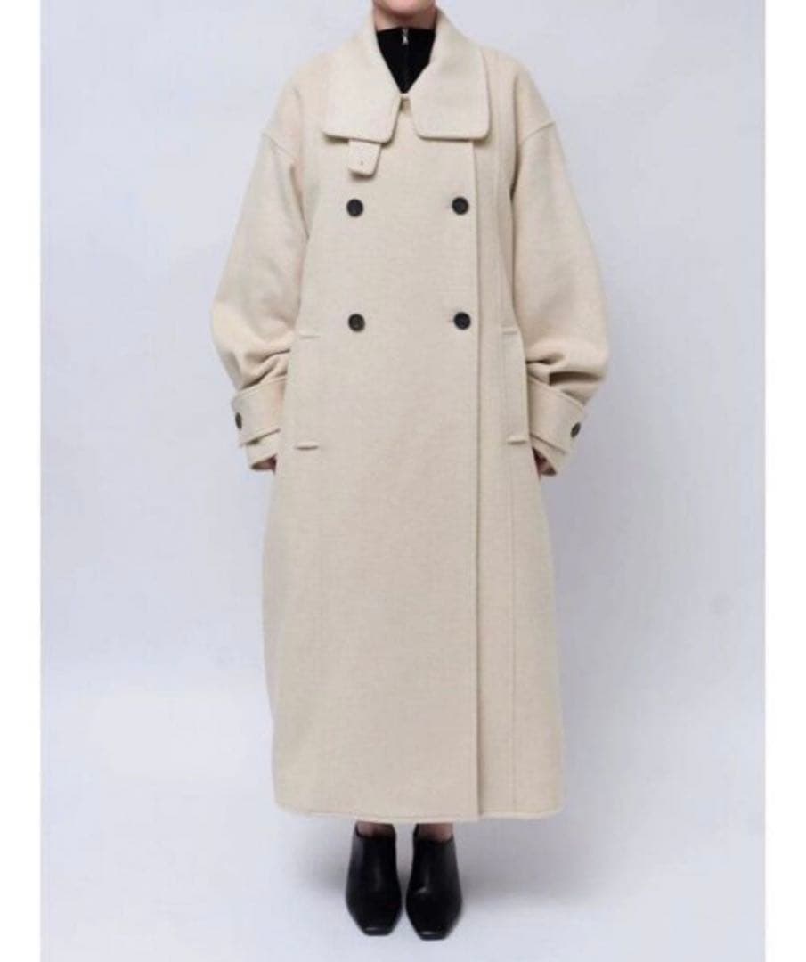 最終値下げ ELENDEEK DOUBLE FRONT LONG コート