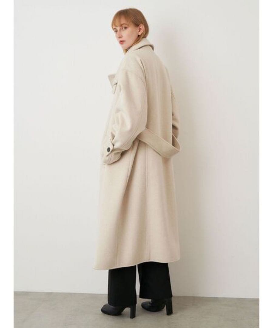 最終値下げ ELENDEEK DOUBLE FRONT LONG コート