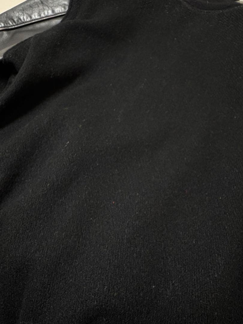 Howe 80s ウール　袖レザー スタジャン vintage