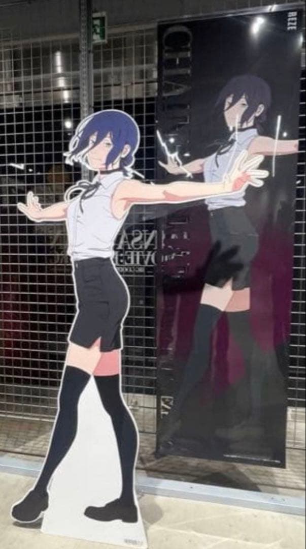 大きさ2m チェンソーマン レゼ 等身大メガクリアポスター ベースヤード