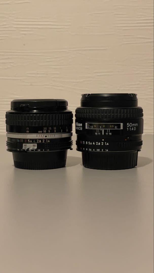 Nikon 50mm F1.4 2本セット Ai/AF-D 単焦点